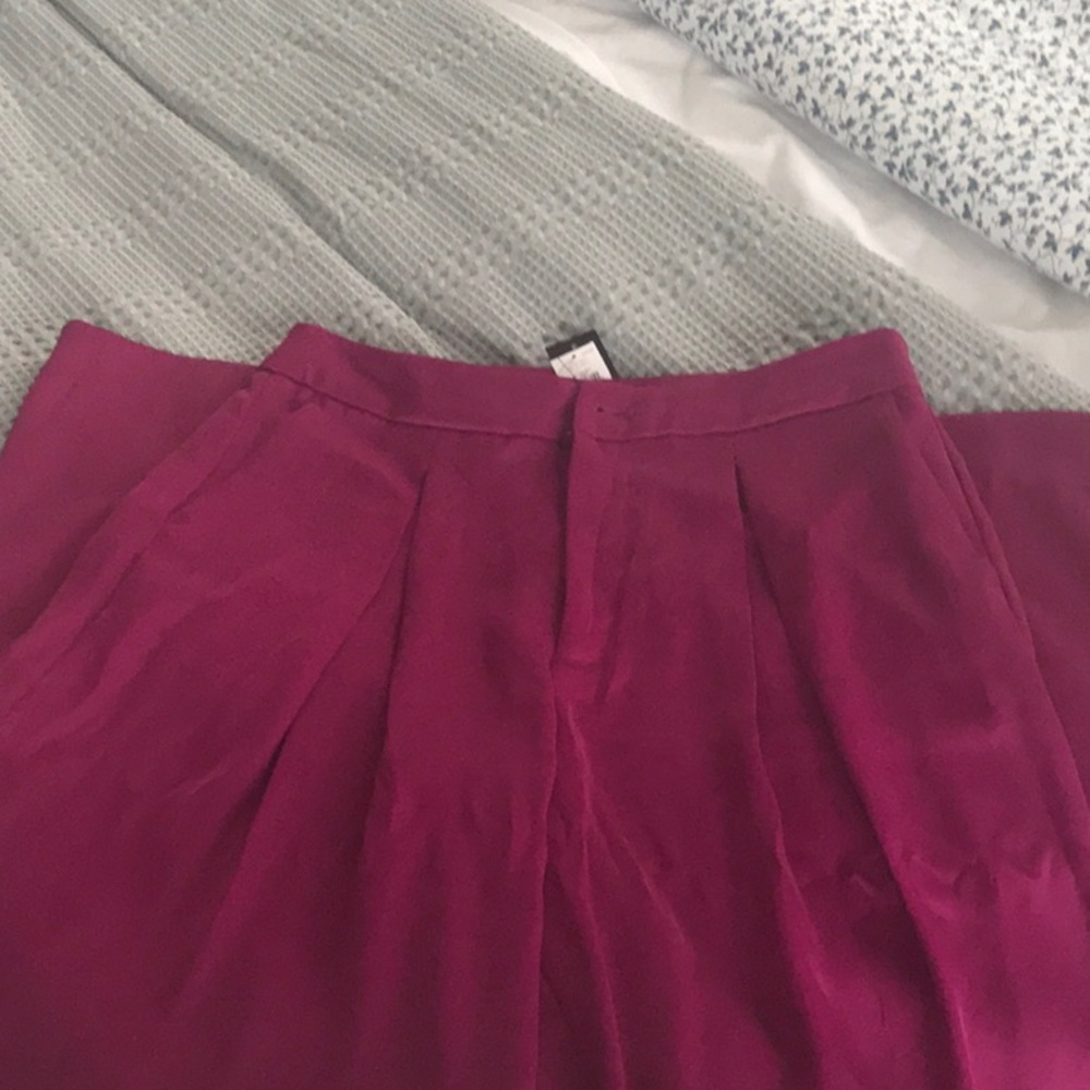 Banana Republic Fuchsia Wide Leg Pants suit - Picture 5 of 7